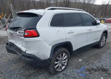 2016 Jeep Cherokee Limited z USA, uszkodzony, nr VIN 1C4PJMDB8GW285018